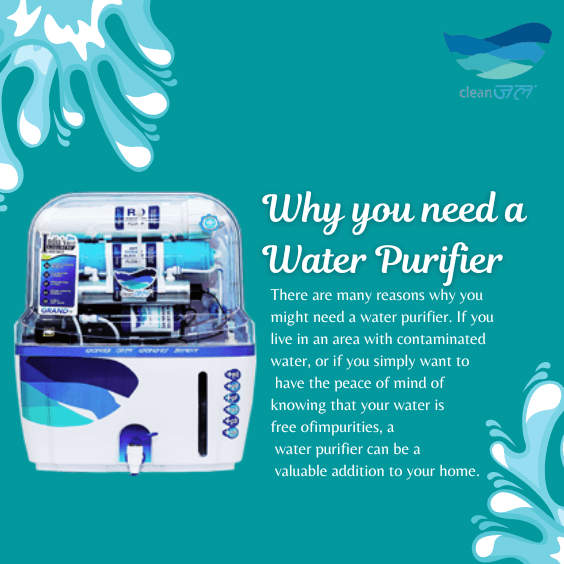 Why you need a water purifier